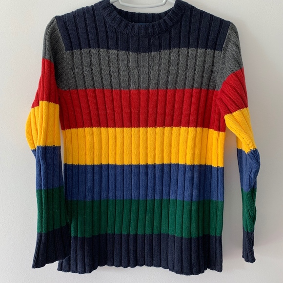 The Childrens Place Baby Boys Solid Crew Sweaters